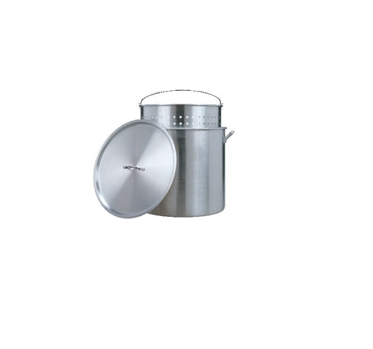 42 Quart Aluminum Stock Pot & Strainer Set